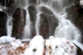 Wasserfall im Winter, Feldberg im Schwarzwald